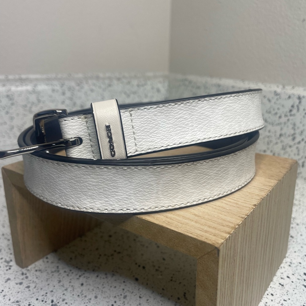 EUC Coach monogram belt